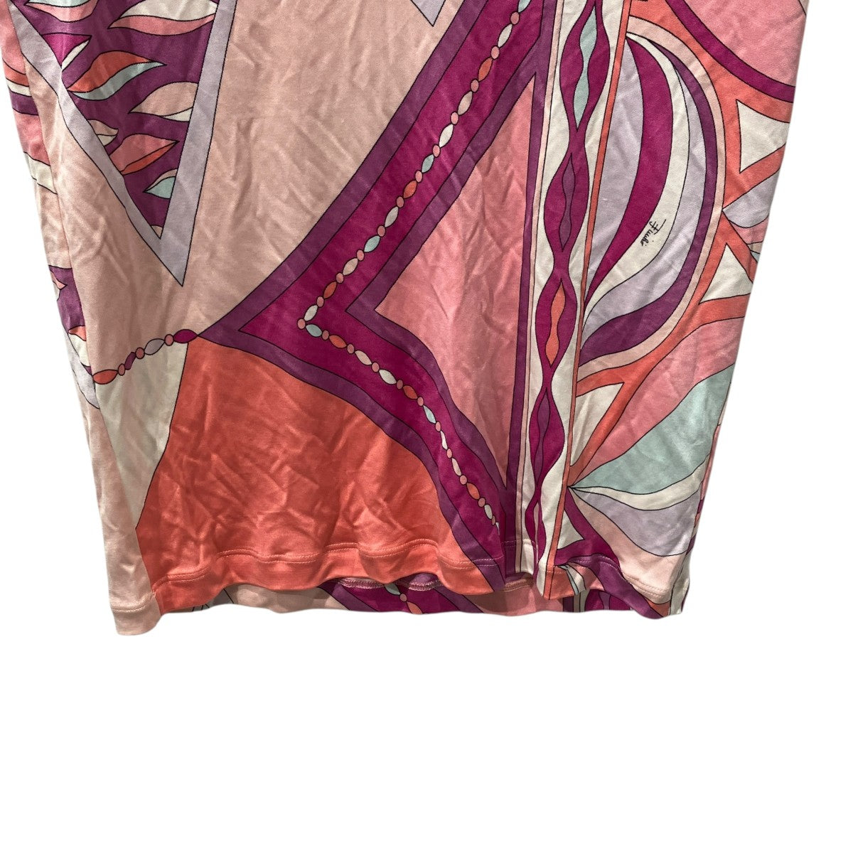 Emilio Pucci シルクスカート21RV39 古着・中古-5枚目のアイテム画像