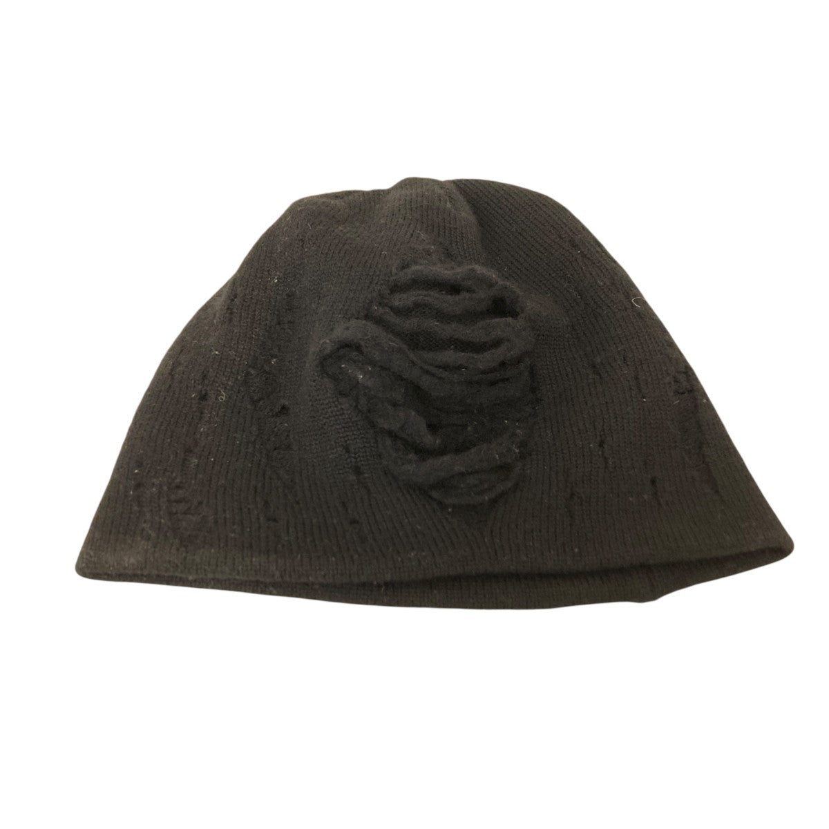 Yohji Yamamoto pour homme DAMAGE KNIT CAPニット帽HB-H01-505 古着・中古-1枚目のアイテム画像