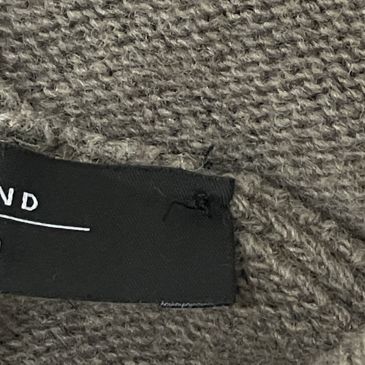 WOOL KNIT PULLOVERニットパーカー2425366142