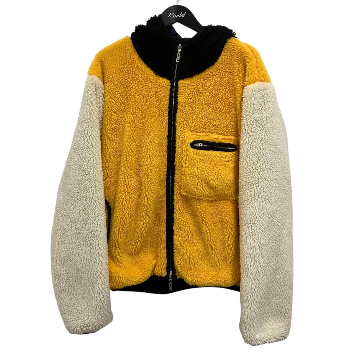 22AWリップストップナイロンバイカラーリバーシブルフードブルゾンジップアップブルゾンJUMU0123BU
