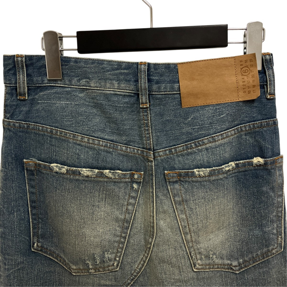 25SSDenim Maxi SkirtデニムスカートS52MI0016