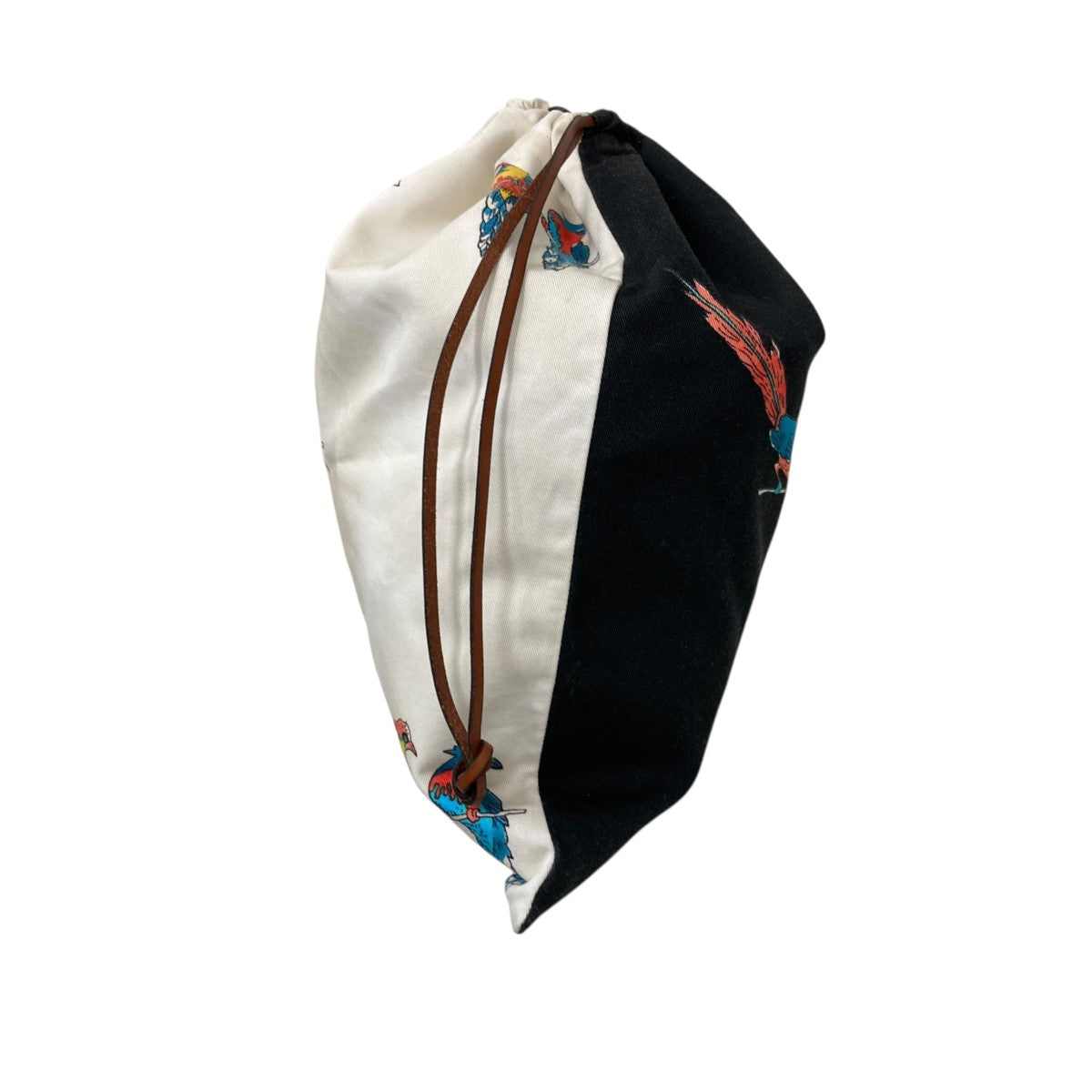 Drawstring Pouch Parrots巾着バックC822057X08