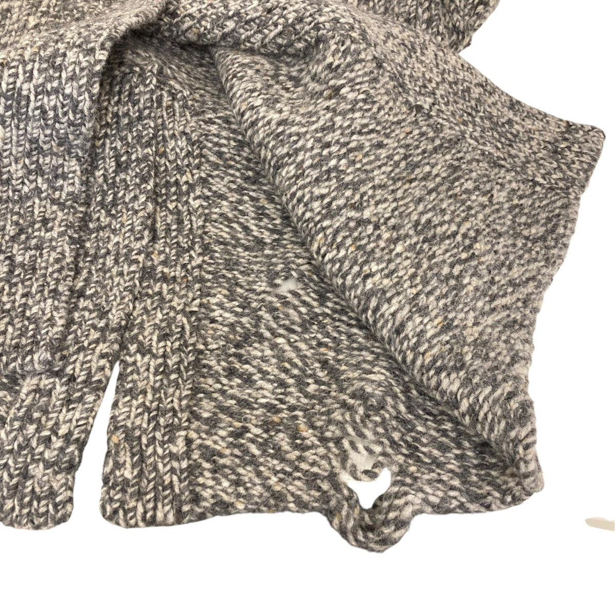Lapel Sweater Coat in GreyロングカーディガンR13W9305-02