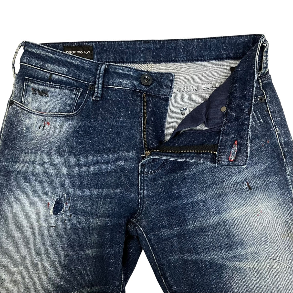ダメージ加工デニムパンツ6K1J06 1DP0Z