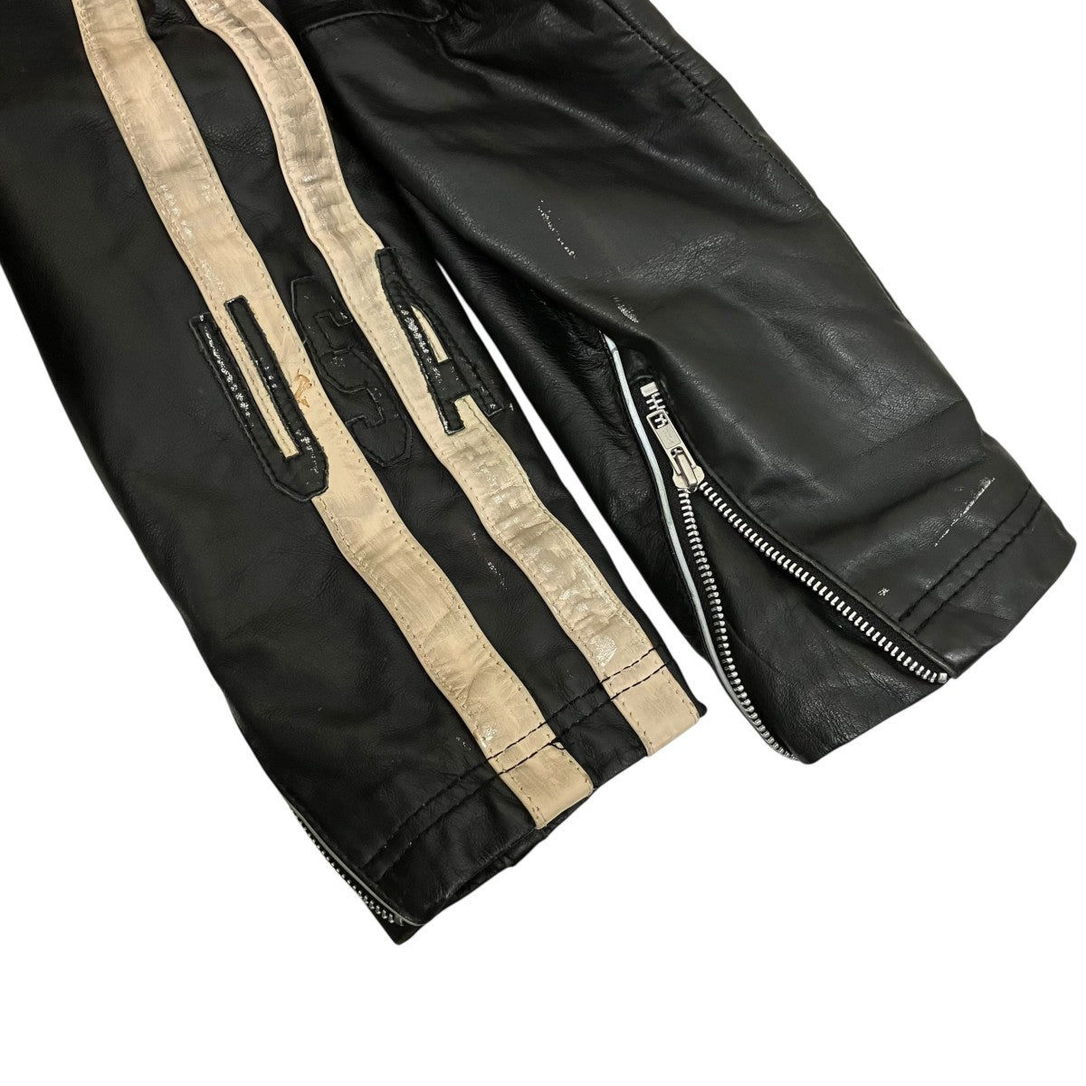 ペイントダメージ加工レザージャケット