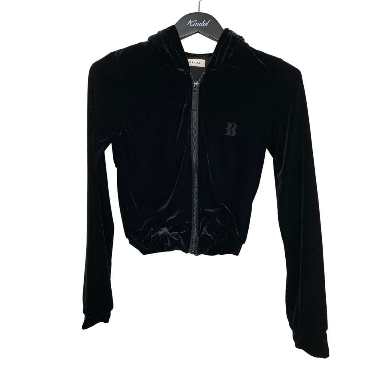 25AWMICRO BRA VELOUR HOODIEジップジャケットS4.5-0404W