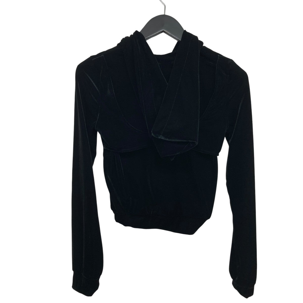 25AWMICRO BRA VELOUR HOODIEジップジャケットS4.5-0404W