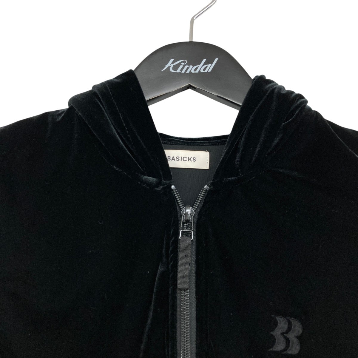25AWMICRO BRA VELOUR HOODIEジップジャケットS4.5-0404W