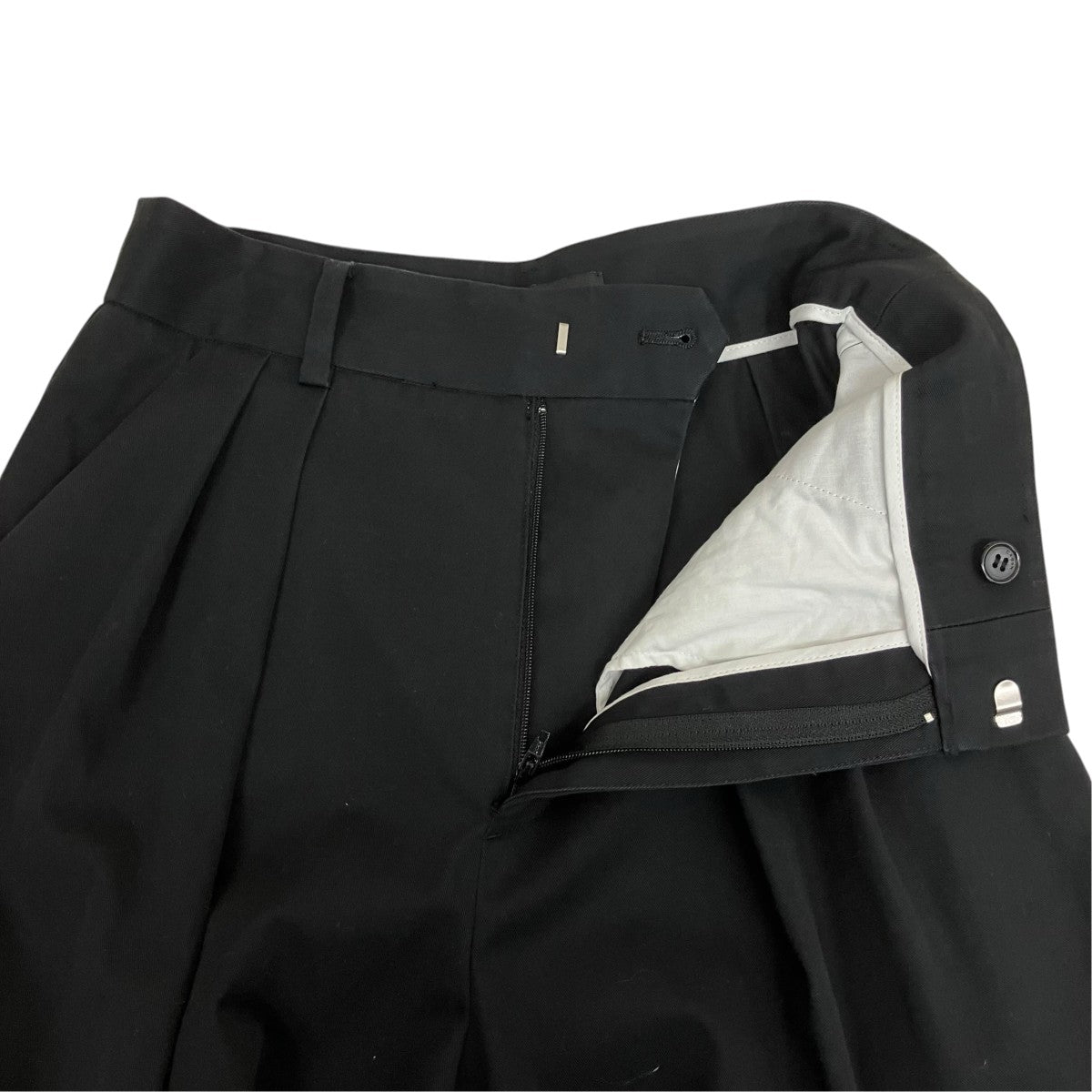 caban 24SSコットンツイル タックドテーパードパンツタックパンツ39-04-31-04003 古着・中古-4枚目のアイテム画像