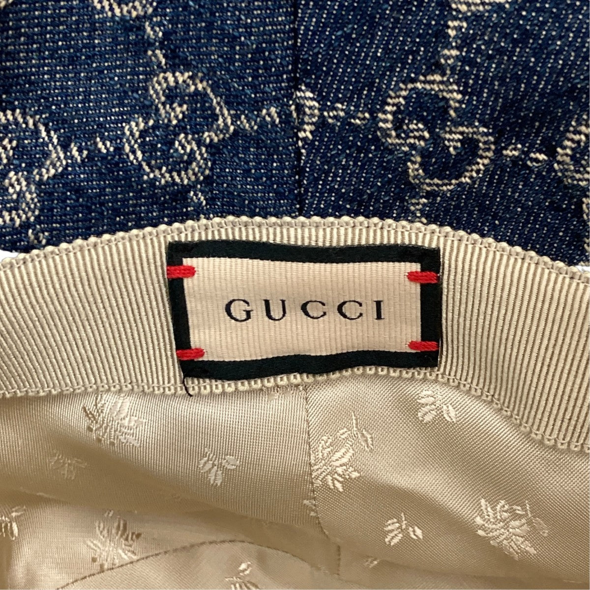 GUCCI GGジャカード デニムハット576371 4HAC3 古着・中古-5枚目のアイテム画像
