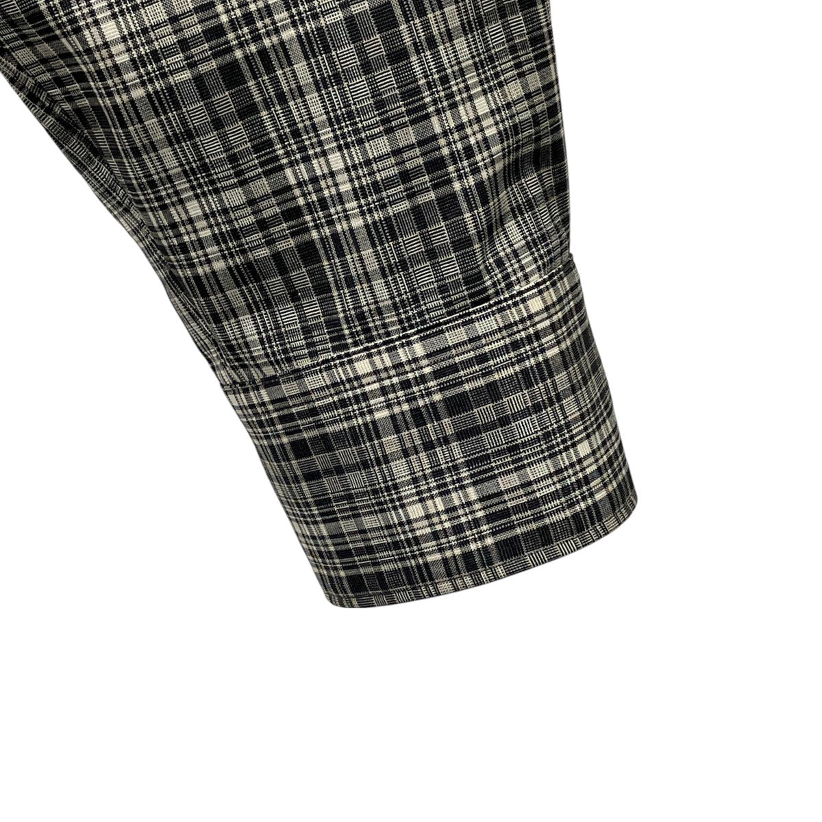 21SSWASHABLE SUPER LIGHT WOOL CHECK SHIRTS長袖チェックシャツA21SS01LC