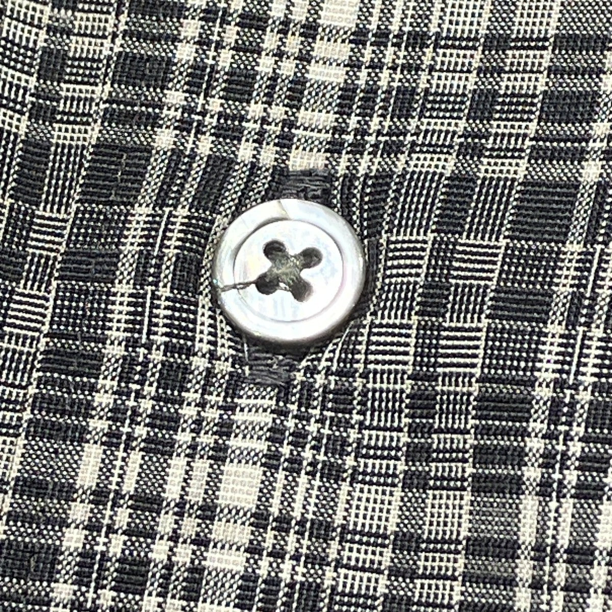21SSWASHABLE SUPER LIGHT WOOL CHECK SHIRTS長袖チェックシャツA21SS01LC