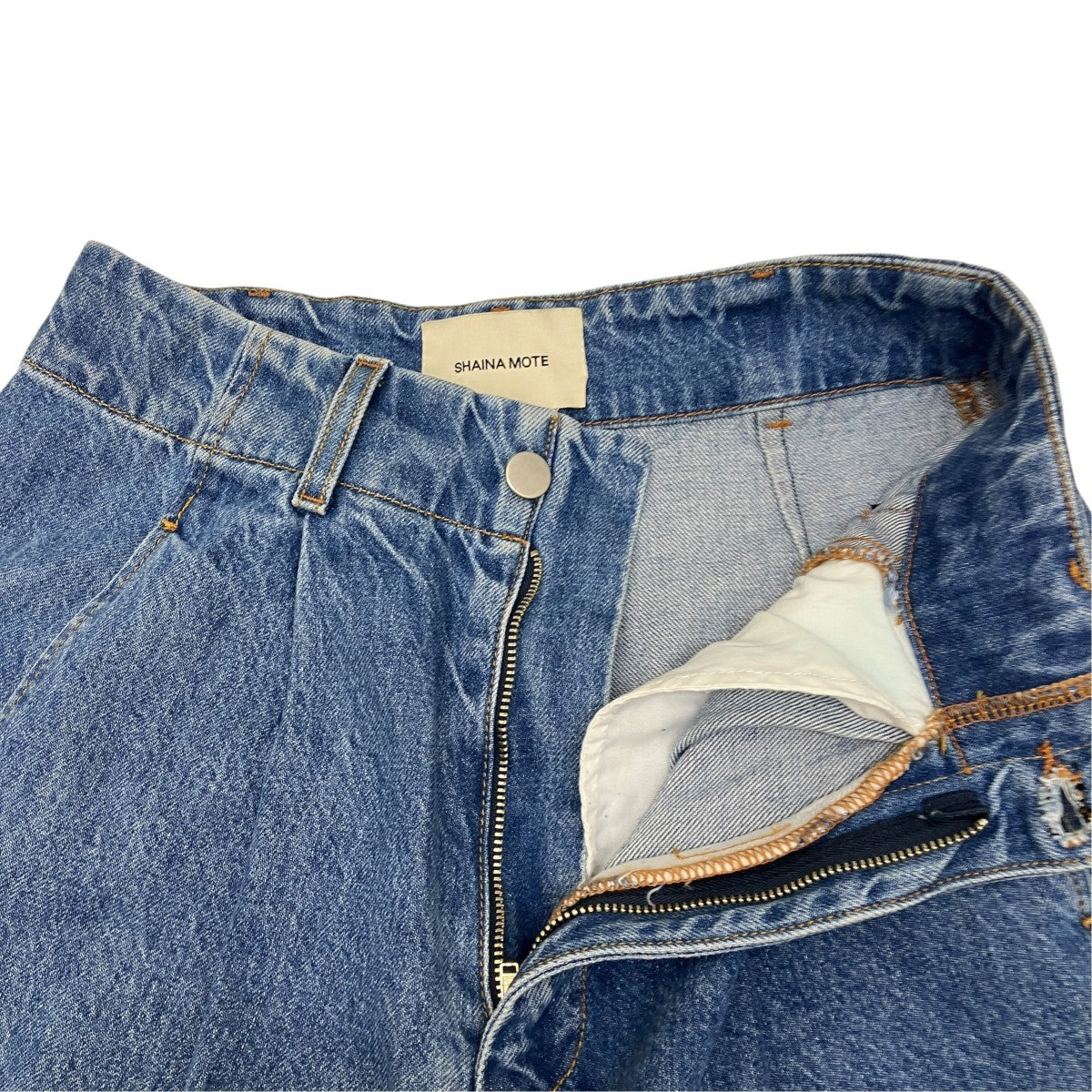 25SSLUNE PANTデニムパンツワイドパンツ