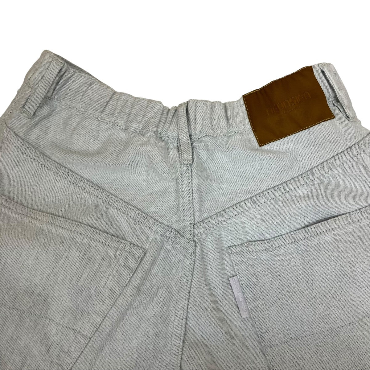 Albinism wide denim slacksデニムパンツN1582