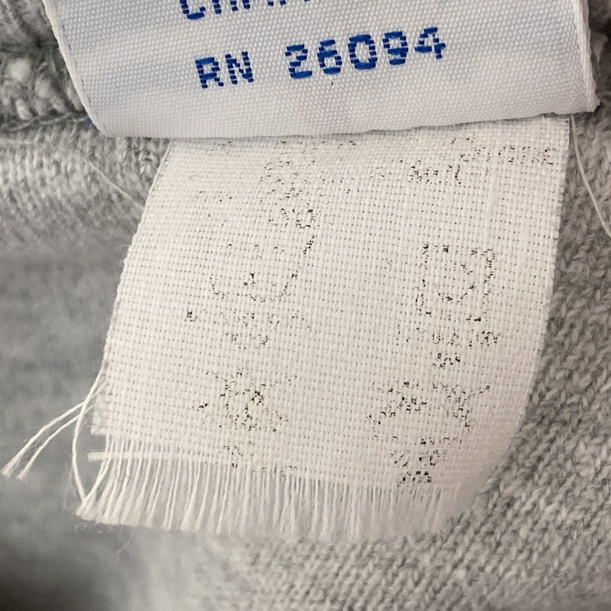 90s刺繍タグ アメリカ製 ダブルフェイススウェットRN26094