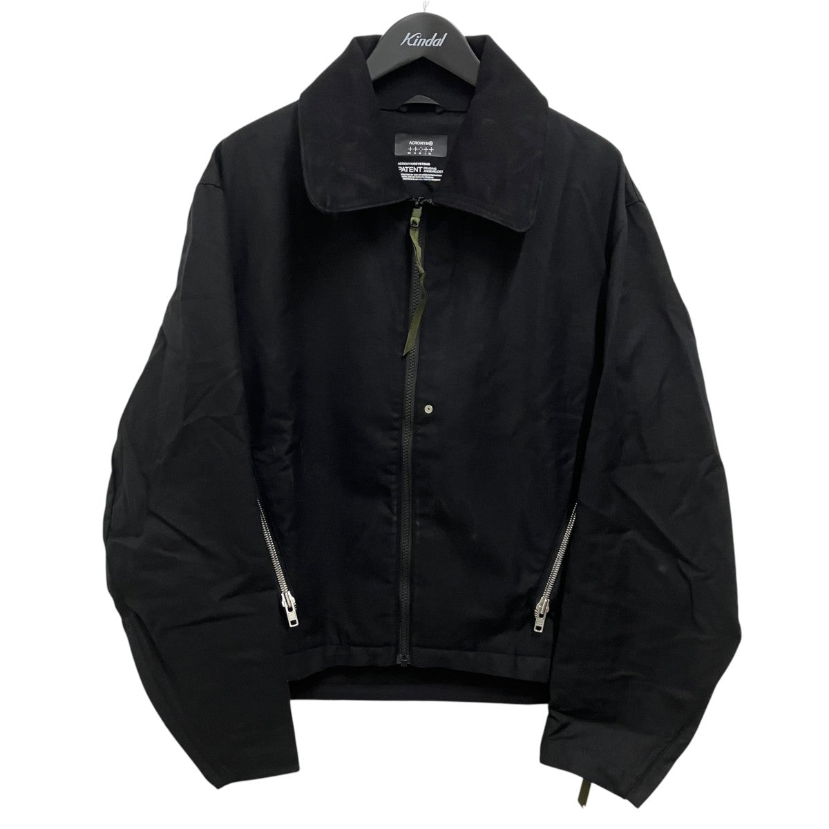 ACRONYM(アクロニウム) 25SSCOTTON JACKET BLACKジップアップ