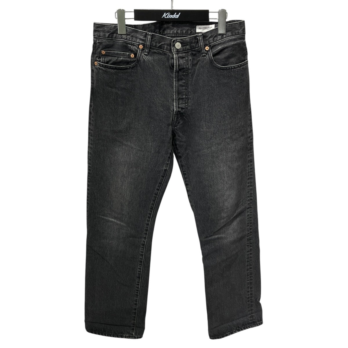 25SSStraight Fit Black Denim Pantsデニムパンツ4120600002