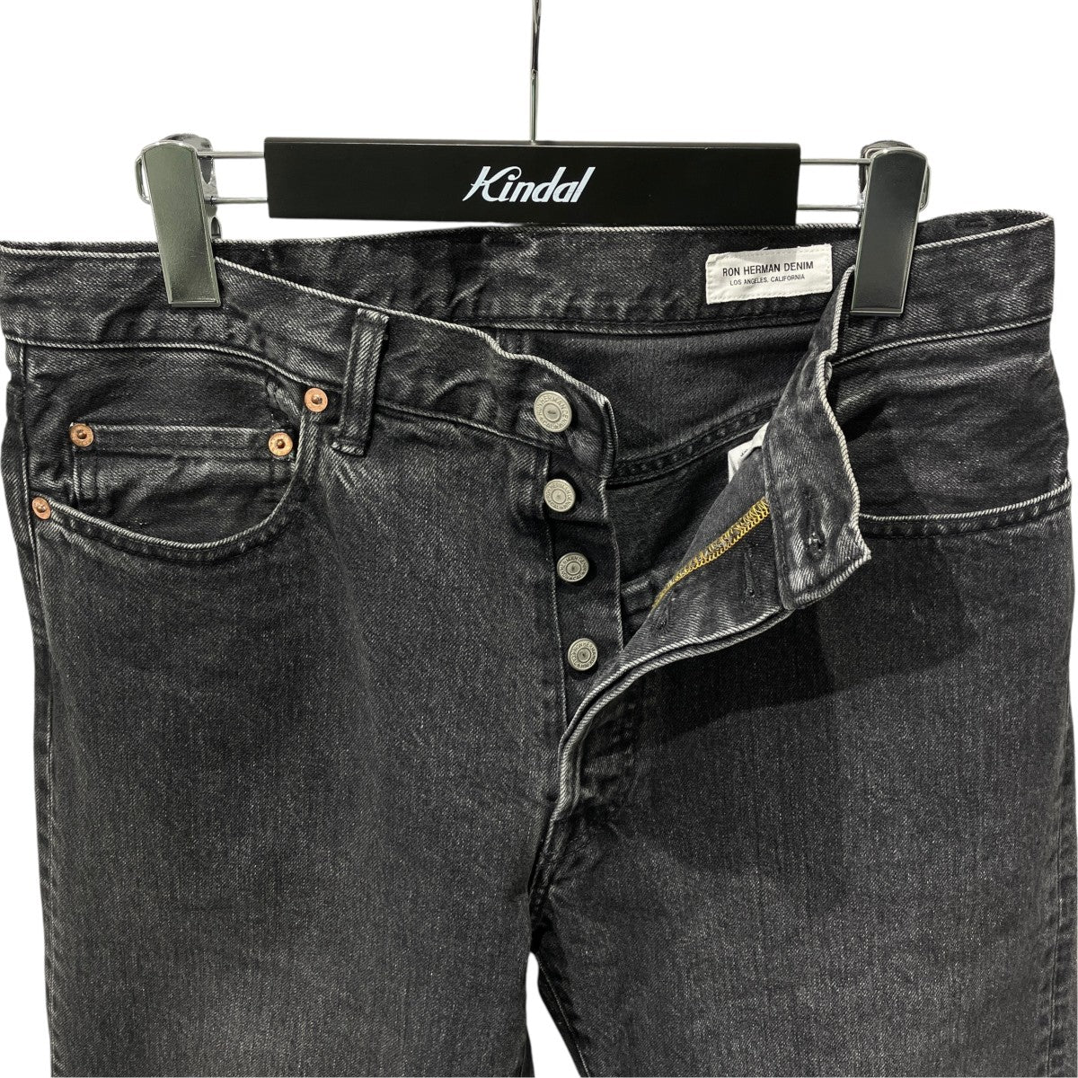 25SSStraight Fit Black Denim Pantsデニムパンツ4120600002