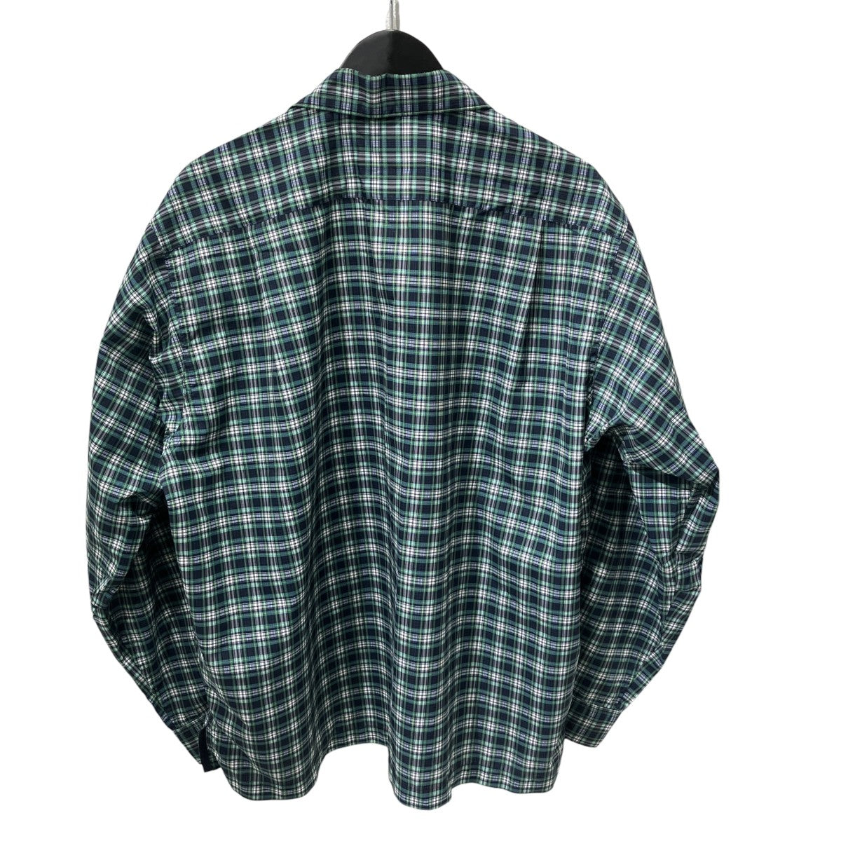 Tech New Angler`s Open Collar Shirts Ｌ SチェックチェックシャツBE-90022