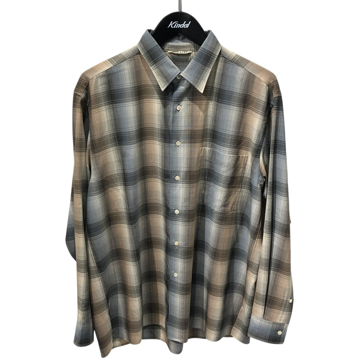 SUPER LIGHT WOOL CHECK SHIRTSチェックチェックシャツA20AS01LC