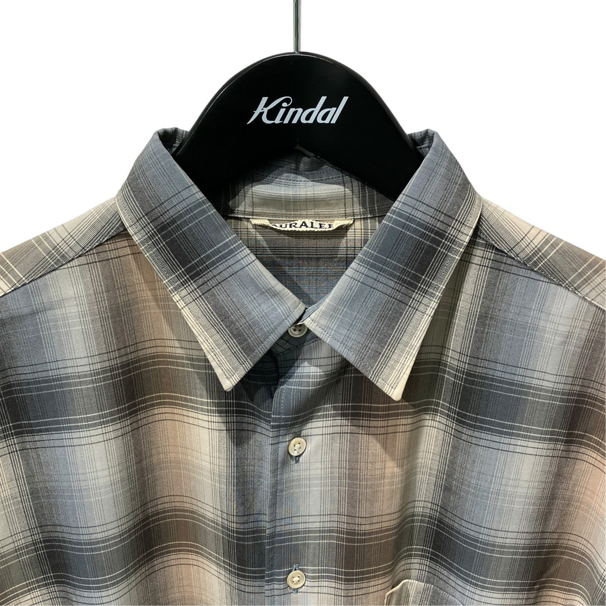SUPER LIGHT WOOL CHECK SHIRTSチェックチェックシャツA20AS01LC