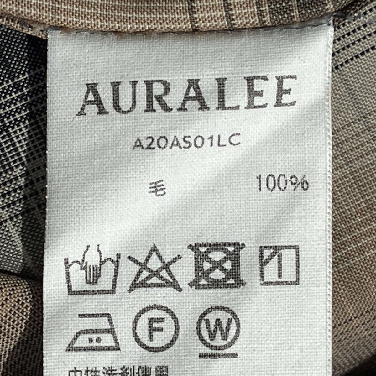 SUPER LIGHT WOOL CHECK SHIRTSチェックチェックシャツA20AS01LC
