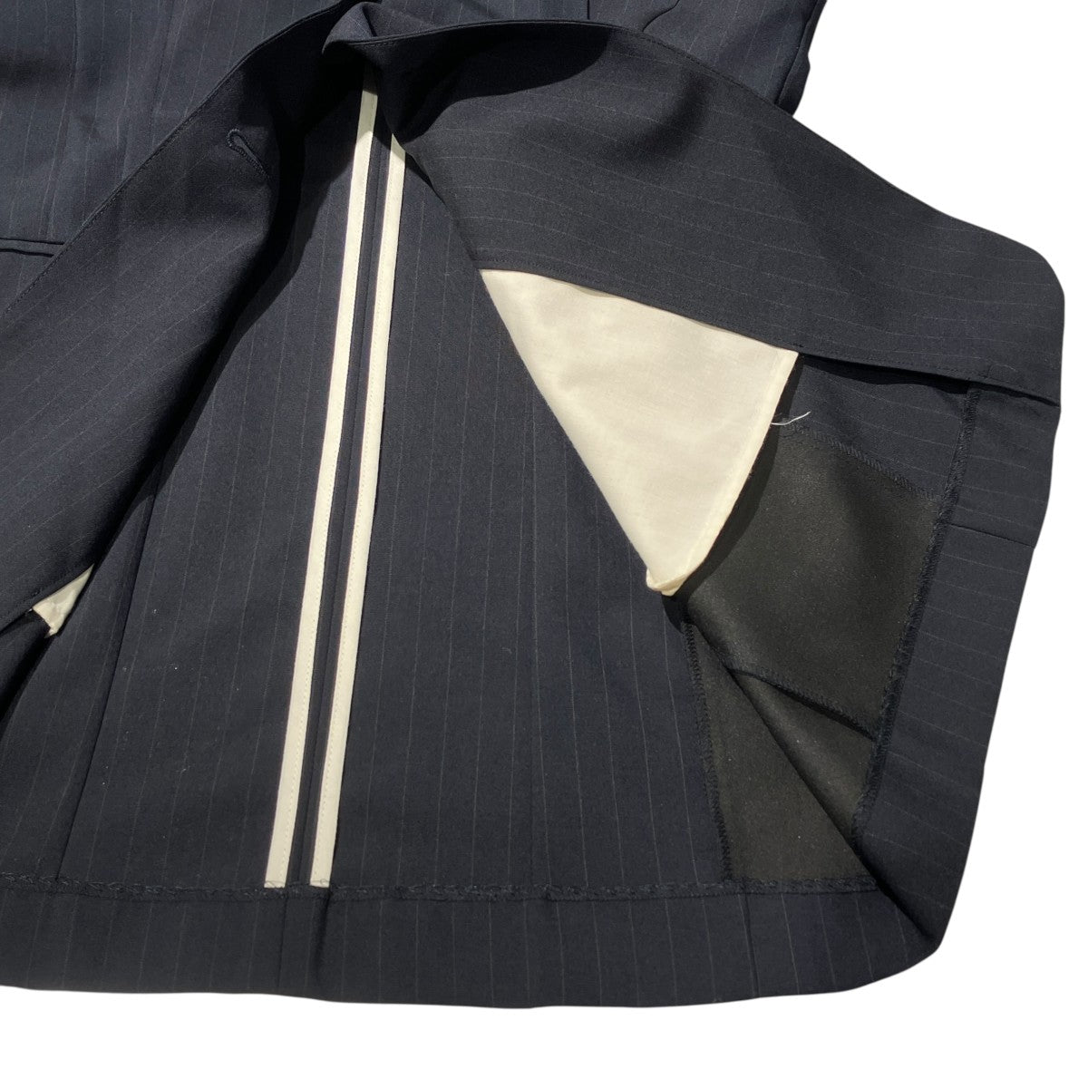 MAISON SPECIAL Suiting V-neck Giletストライプベスト21251315211 古着・中古-4枚目のアイテム画像