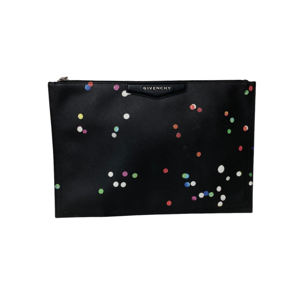 GIVENCHY コンフェッティ プリント ポーチクラッチバッグbk9826 古着・中古-1枚目のアイテム画像