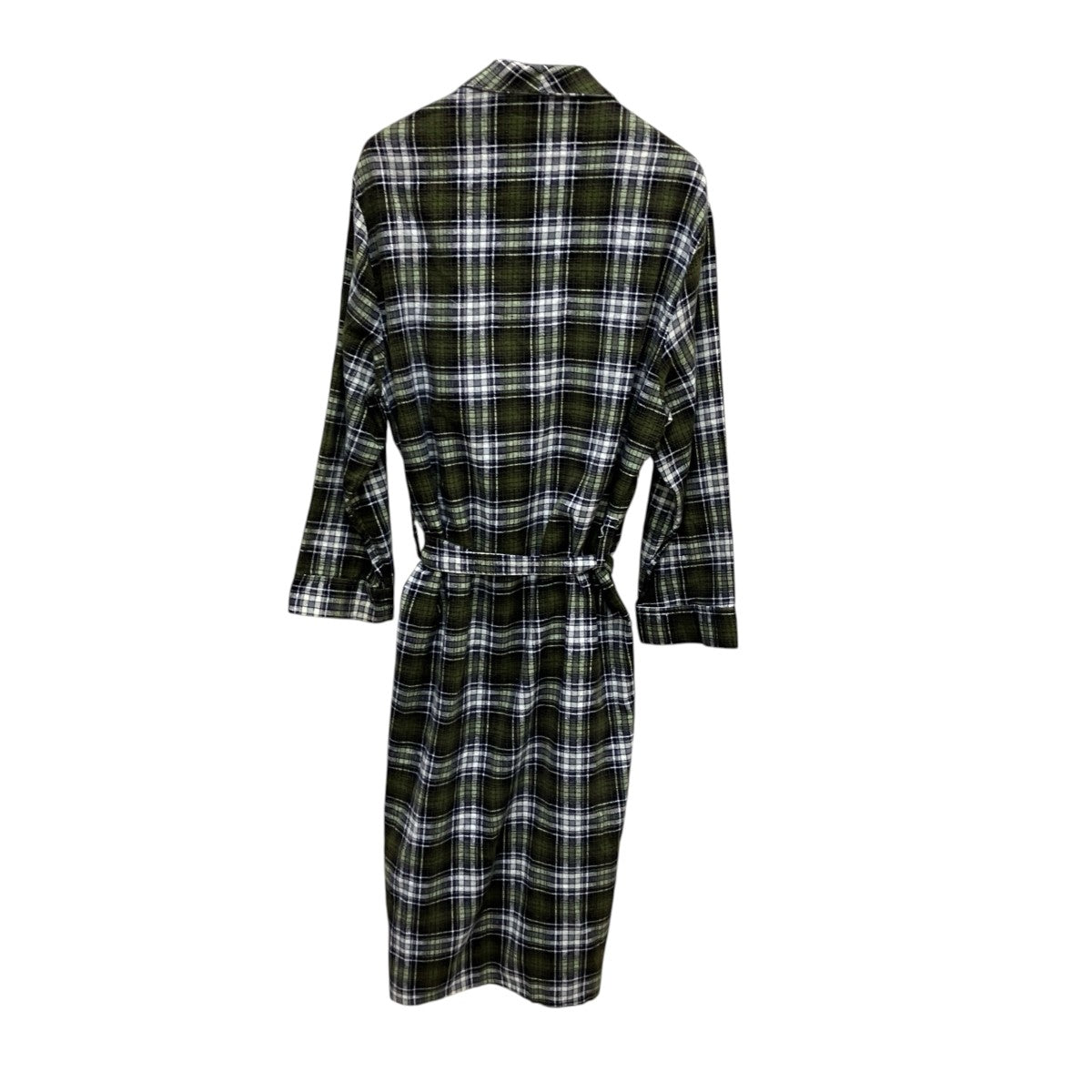 BRENT 60S Vintageチェックガウンコート 古着・中古-3枚目のアイテム画像