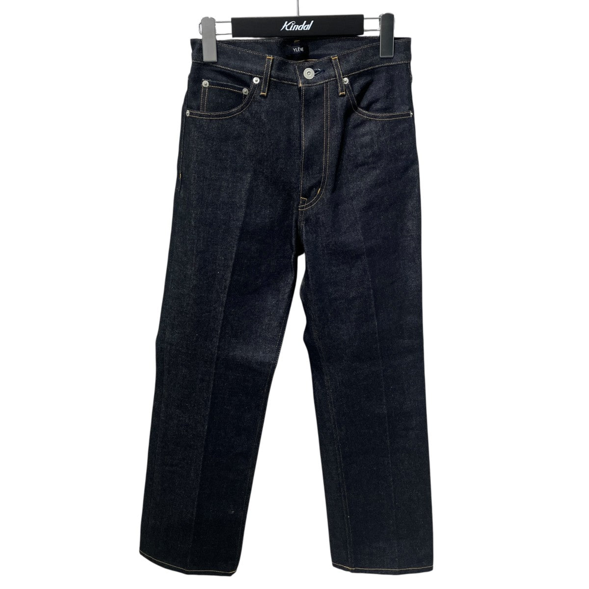 YLEVE 13．5oz DENIM PRESSED 5Pデニムパンツ1682140095 古着・中古-1枚目のアイテム画像