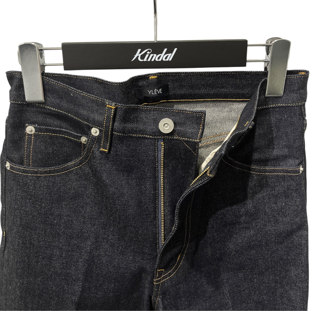 YLEVE 13．5oz DENIM PRESSED 5Pデニムパンツ1682140095 古着・中古-3枚目のアイテム画像