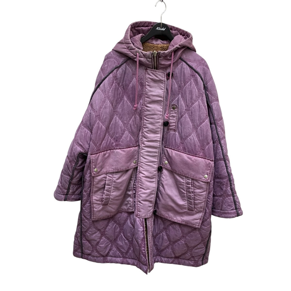 DIESEL ウェーブステッチ リバーシブルモッズコートTricot Track JacketキルティングコートA04716 古着・中古-1枚目のアイテム画像