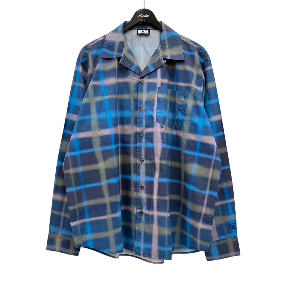 S-DARAA SHIRT スプレープリントオープンカラーシャツ