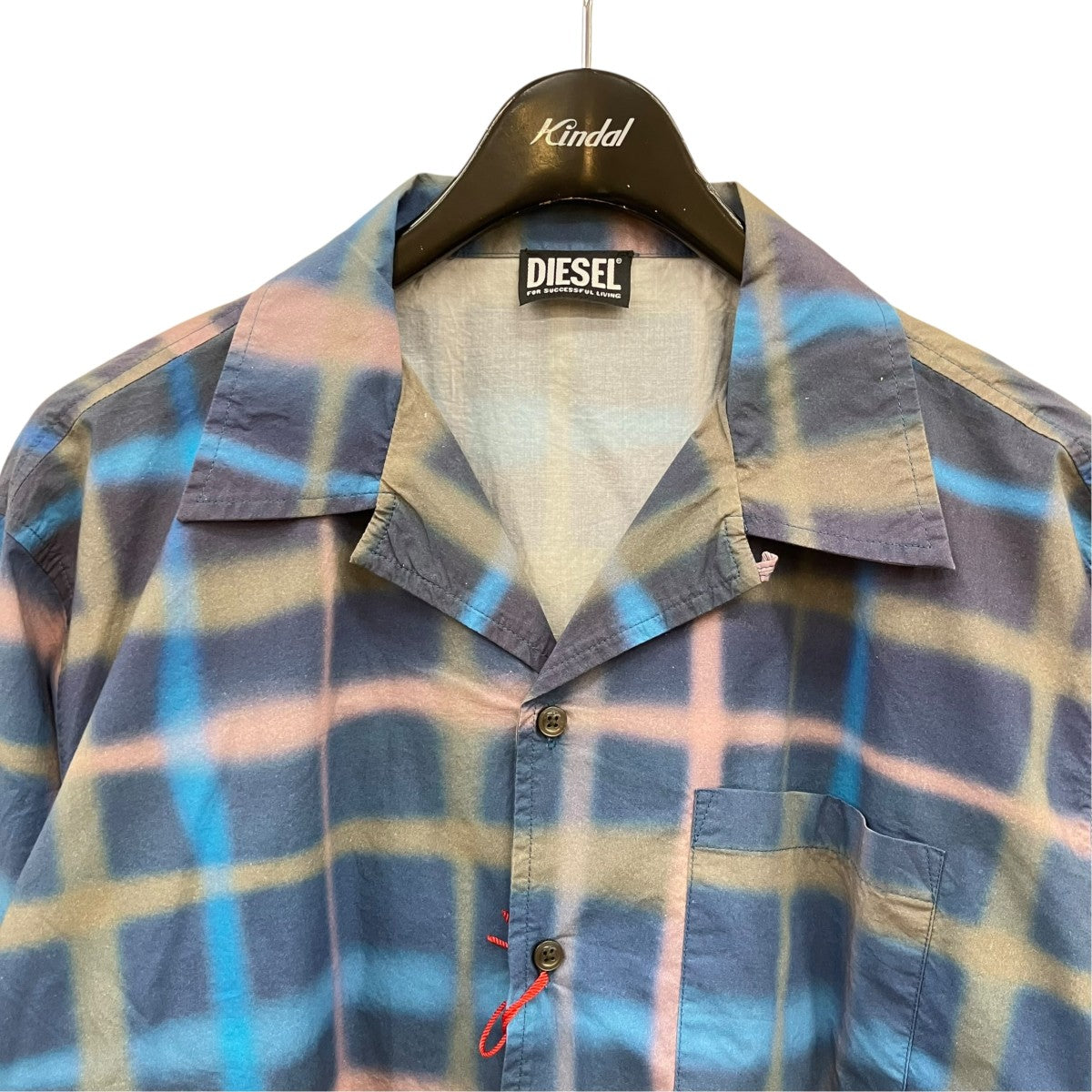 S-DARAA SHIRT スプレープリントオープンカラーシャツ