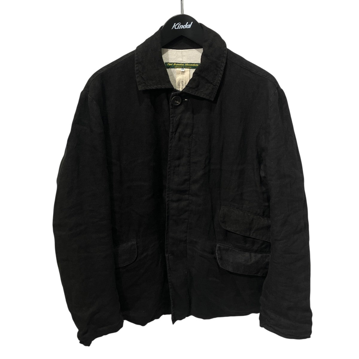 Paul Harnden Shoemakers 初期 アンティークリネン M MAC JACKETステンカラーコート 古着・中古-1枚目のアイテム画像