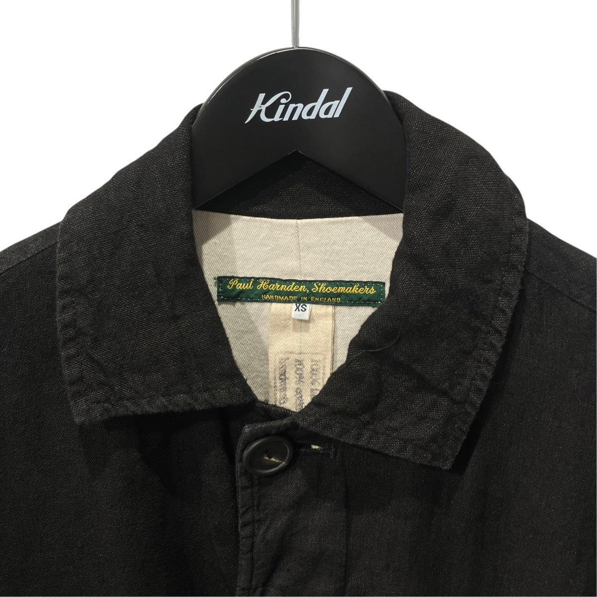 Paul Harnden Shoemakers 初期 アンティークリネン M MAC JACKETステンカラーコート 古着・中古-3枚目のアイテム画像