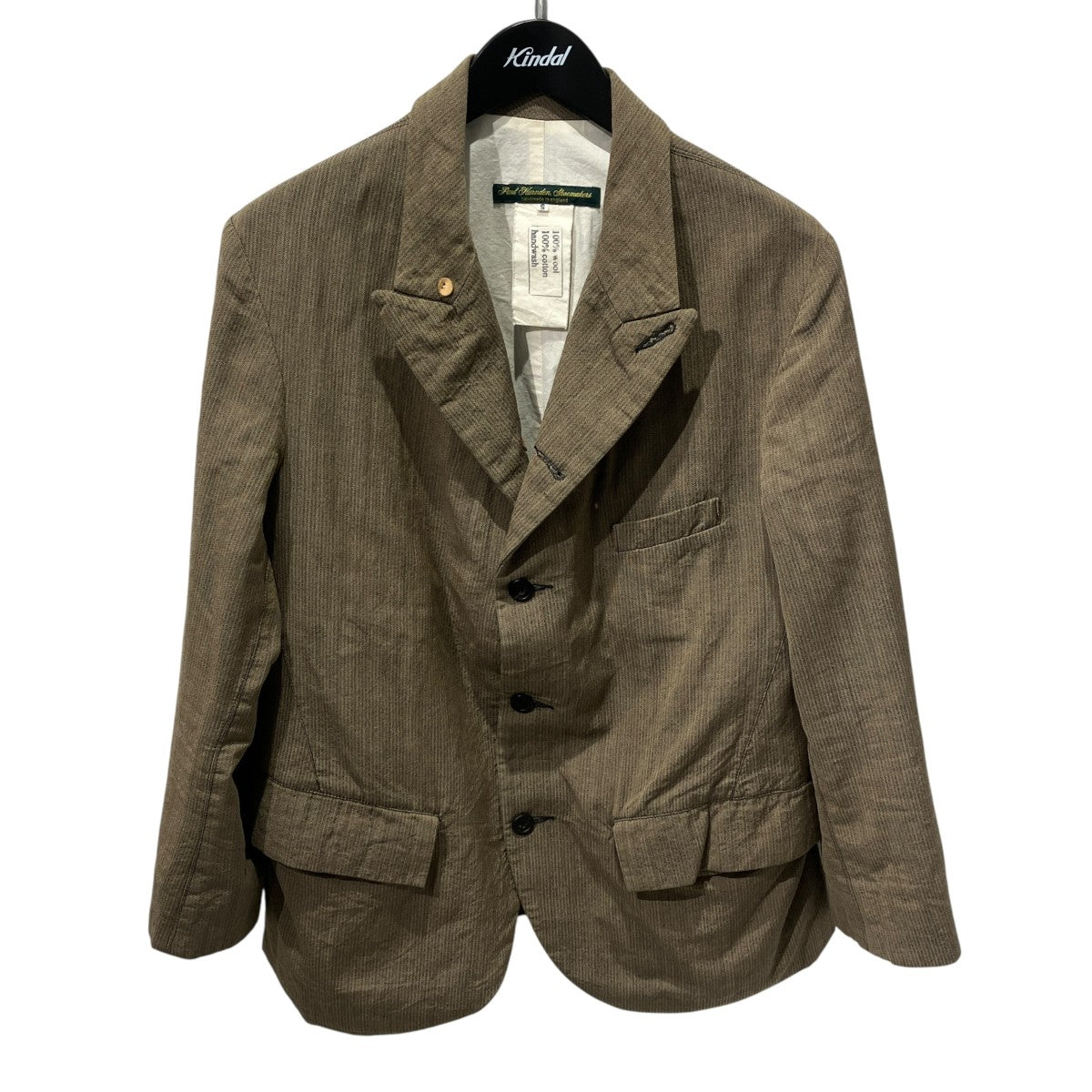 Paul Harnden Shoemakers MENS DERBYSHIRE Wool100 ヘリンボーンヘリンボーンジャケット 古着・中古-1枚目のアイテム画像