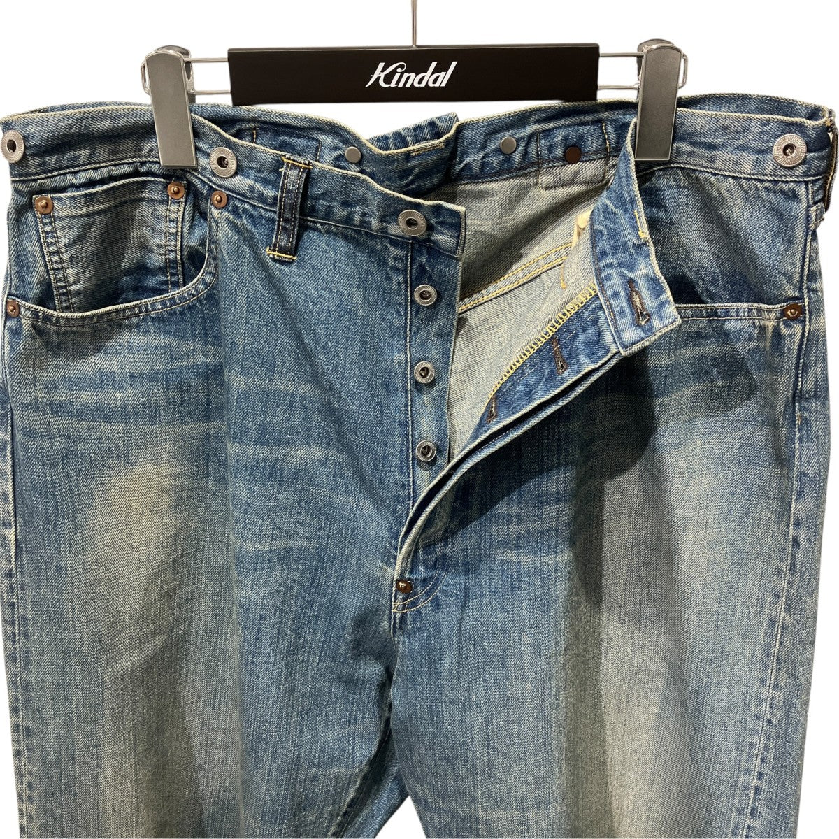 A．PRESSE 26AWNo．22 Washed Wide Denim Pantsデニムパンツ26AAP-04-29 古着・中古-3枚目のアイテム画像