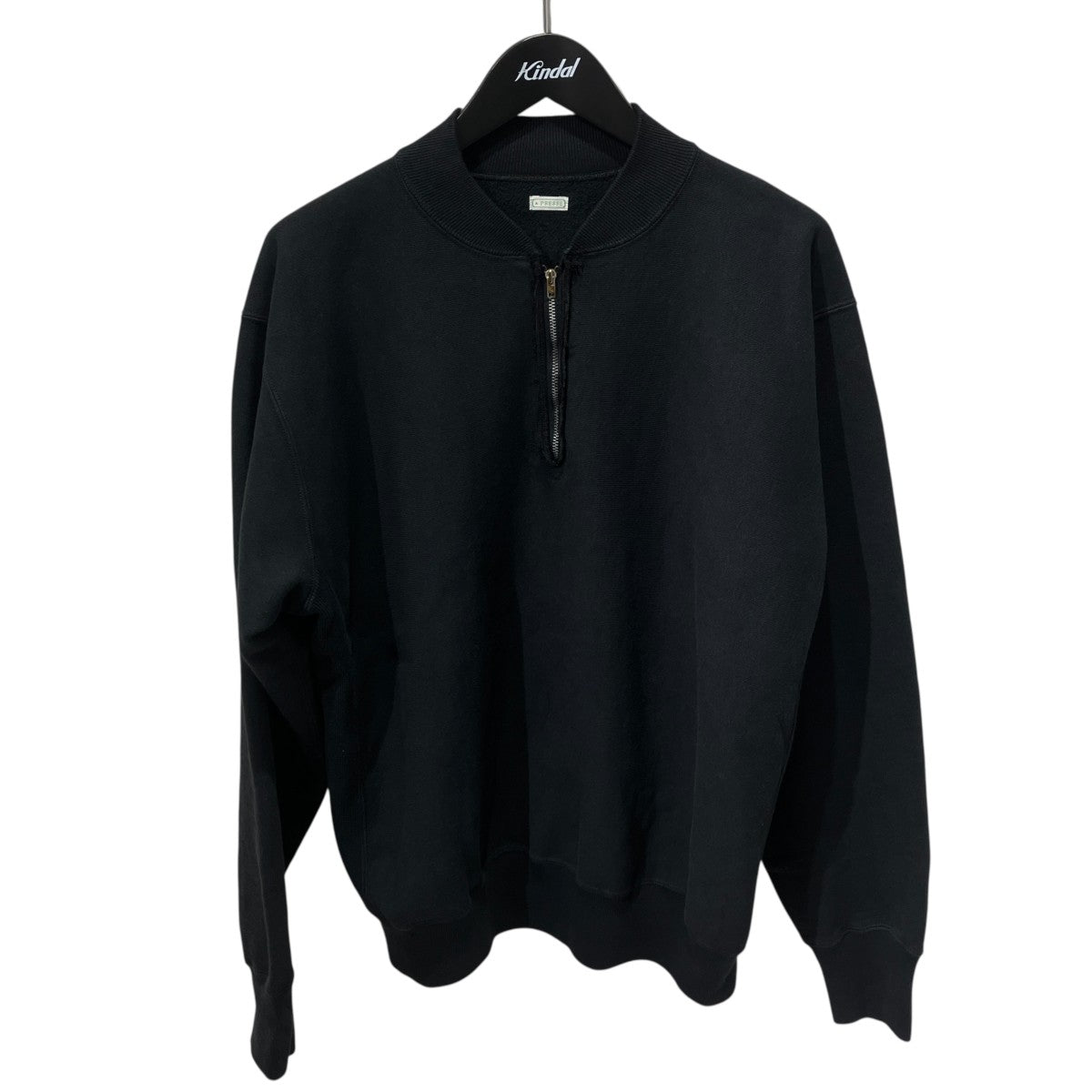 A．PRESSE 26AWVintage Half Zip Rib Collar Sweatshirtスウェットプルオーバー26AAP-05-11 古着・中古-1枚目のアイテム画像