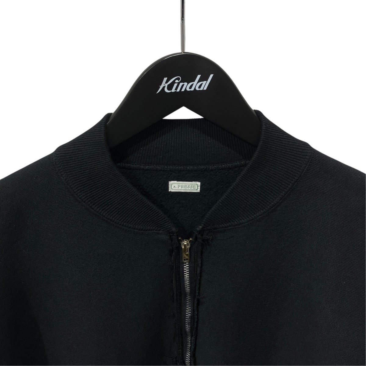 A．PRESSE 26AWVintage Half Zip Rib Collar Sweatshirtスウェットプルオーバー26AAP-05-11 古着・中古-3枚目のアイテム画像