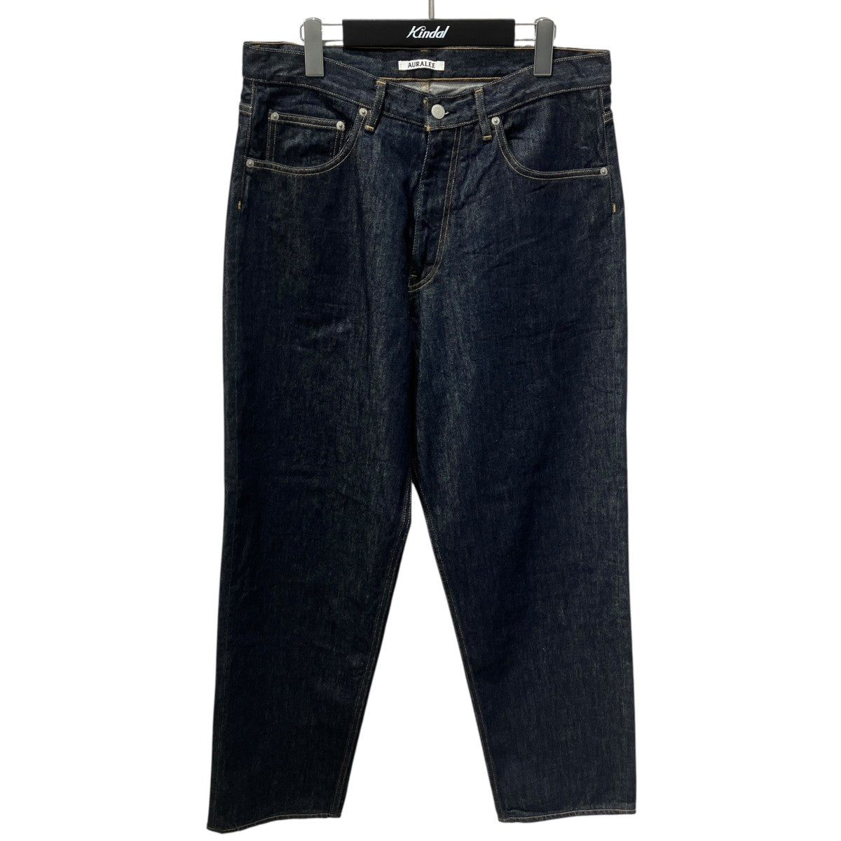 AURALEE HARD TWIST DENIM WIDE PANTSデニムパンツA00P03DM 古着・中古-1枚目のアイテム画像