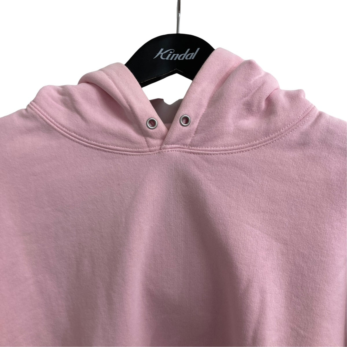 23AWSatin applique hooded sweatshirtフーディー