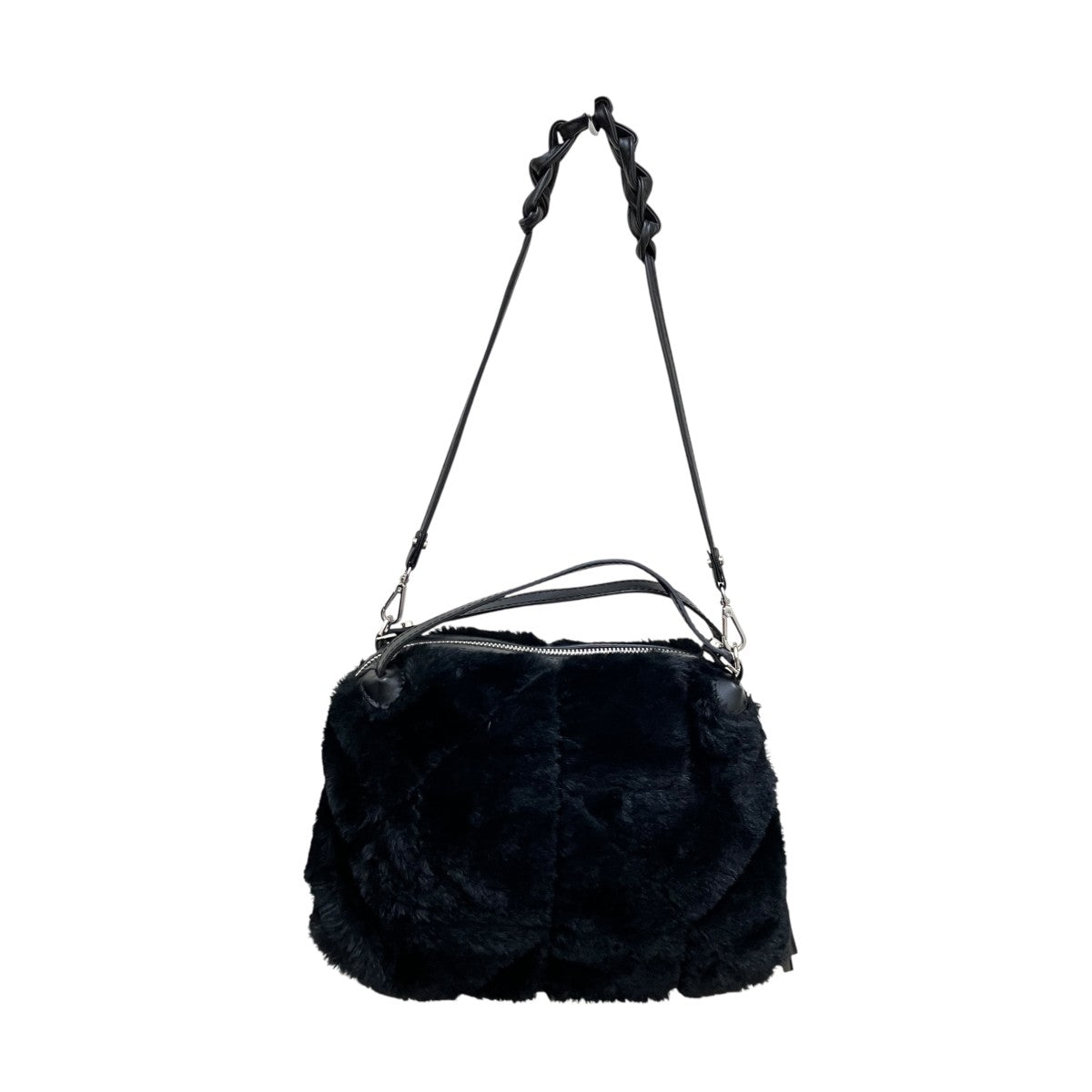 GIANNI CHIARINI ボア2WAYバッグフェイクファー2WAYバッグ 古着・中古-1枚目のアイテム画像
