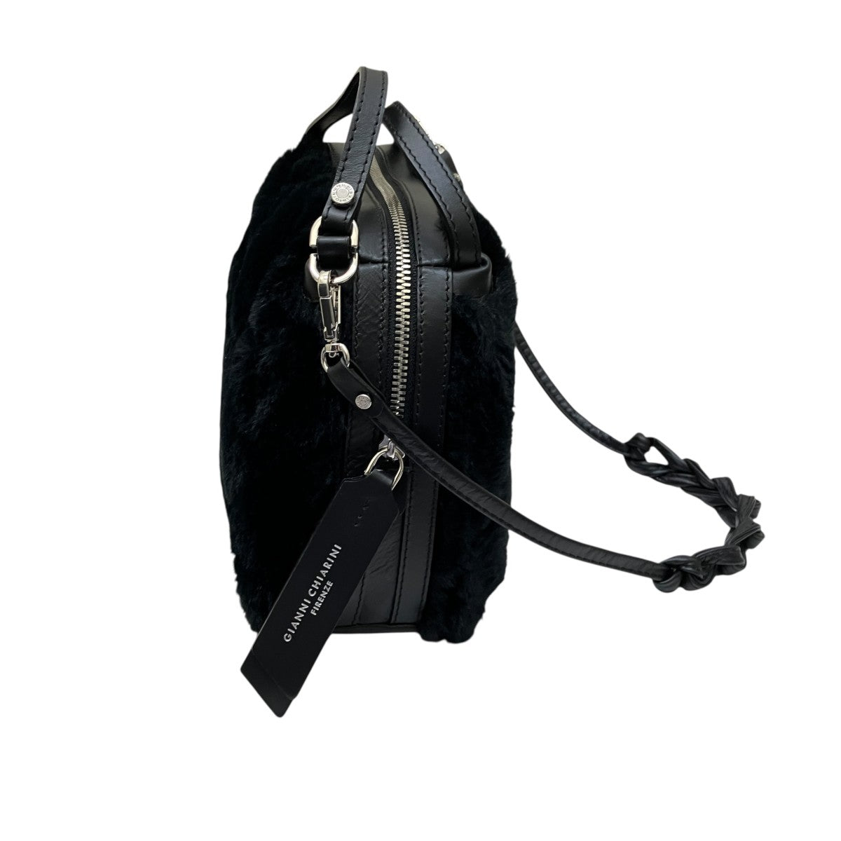 GIANNI CHIARINI ボア2WAYバッグフェイクファー2WAYバッグ 古着・中古-3枚目のアイテム画像