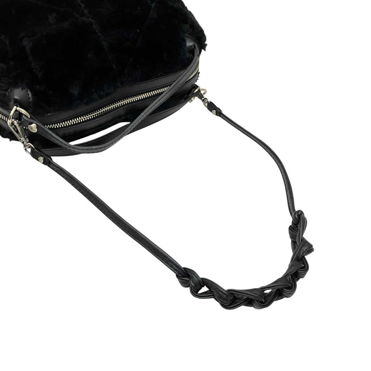GIANNI CHIARINI ボア2WAYバッグフェイクファー2WAYバッグ 古着・中古-7枚目のアイテム画像