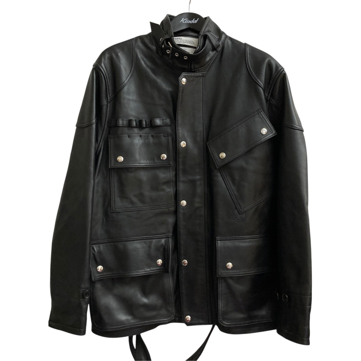 JEROME 4PKT LEATHER MOTO JACKETレザージャケット25SS LTHR2