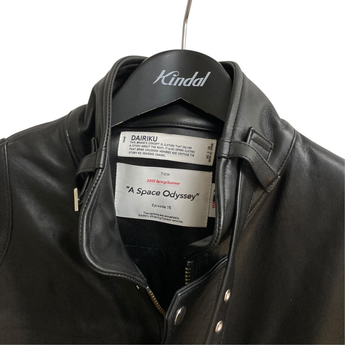 JEROME 4PKT LEATHER MOTO JACKETレザージャケット25SS LTHR2