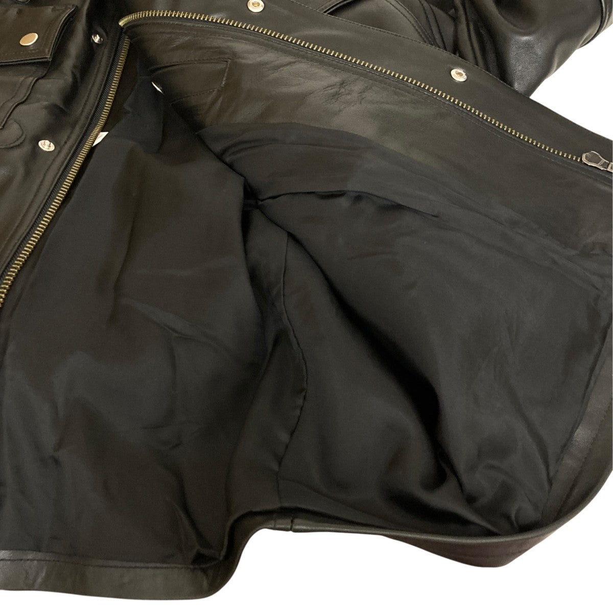 JEROME 4PKT LEATHER MOTO JACKETレザージャケット25SS LTHR2