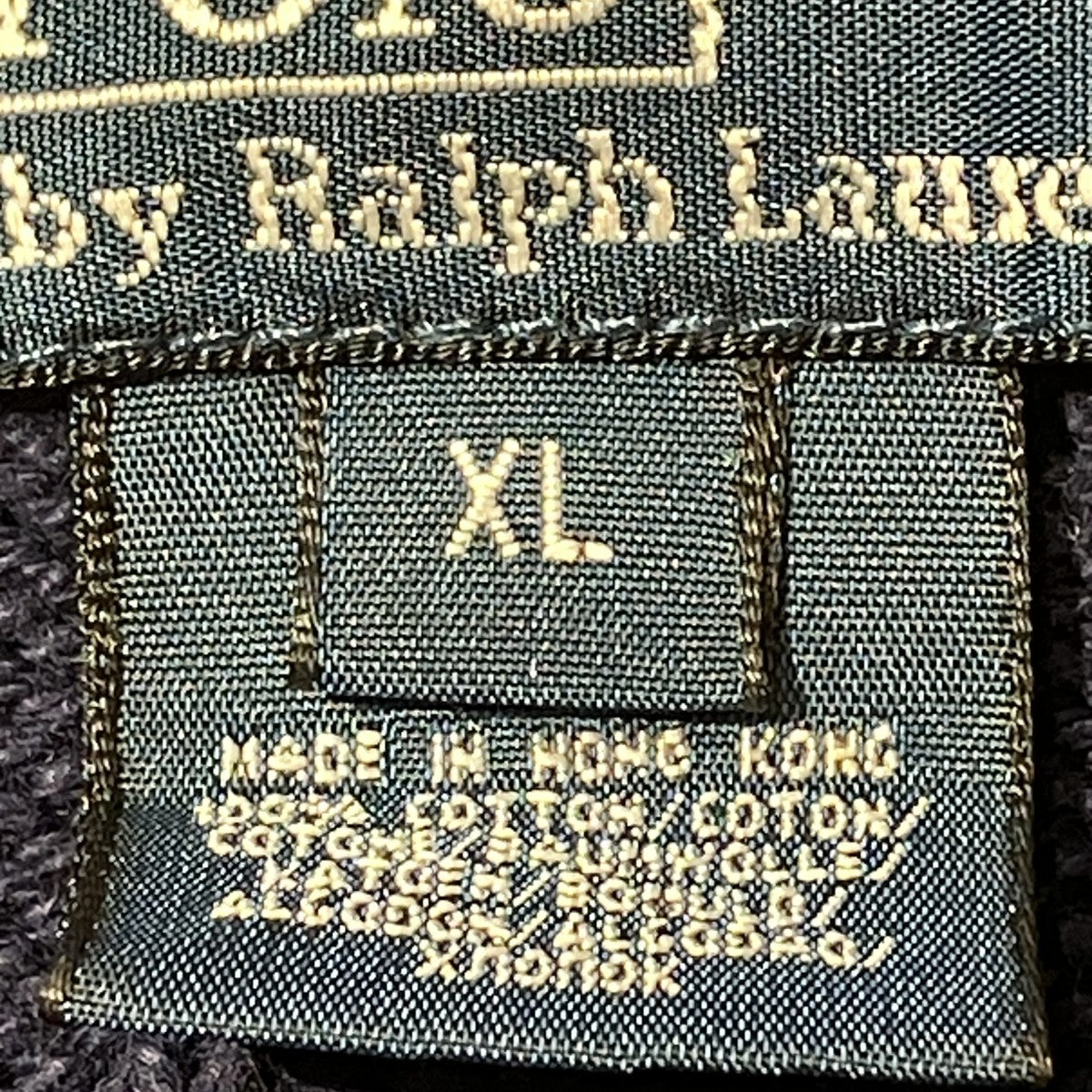 POLO RALPH LAUREN Vネックニットベスト 古着・中古-5枚目のアイテム画像