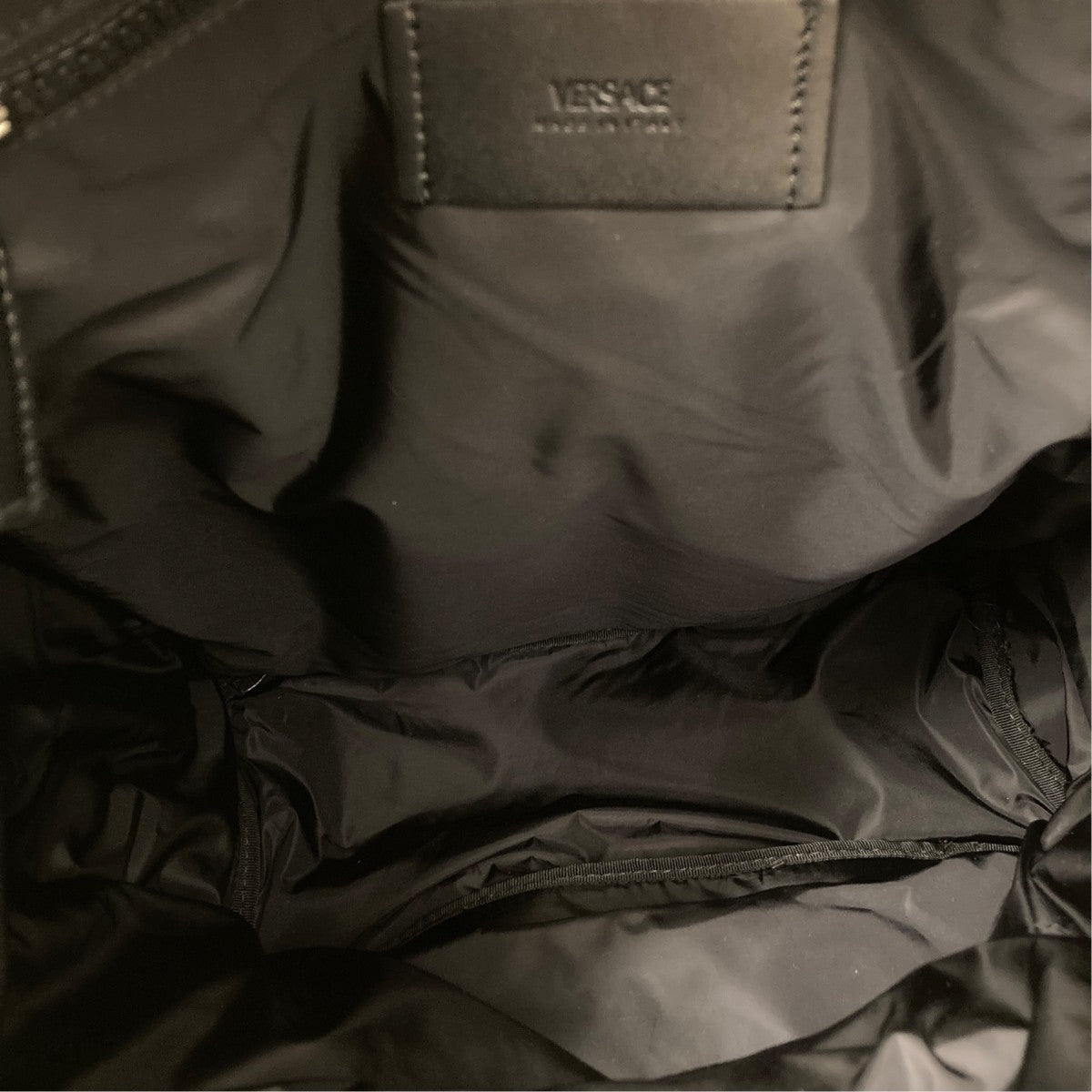 Versace Allover Neo Nylon Backpackモノグラム柄リュック046EBA42B41290